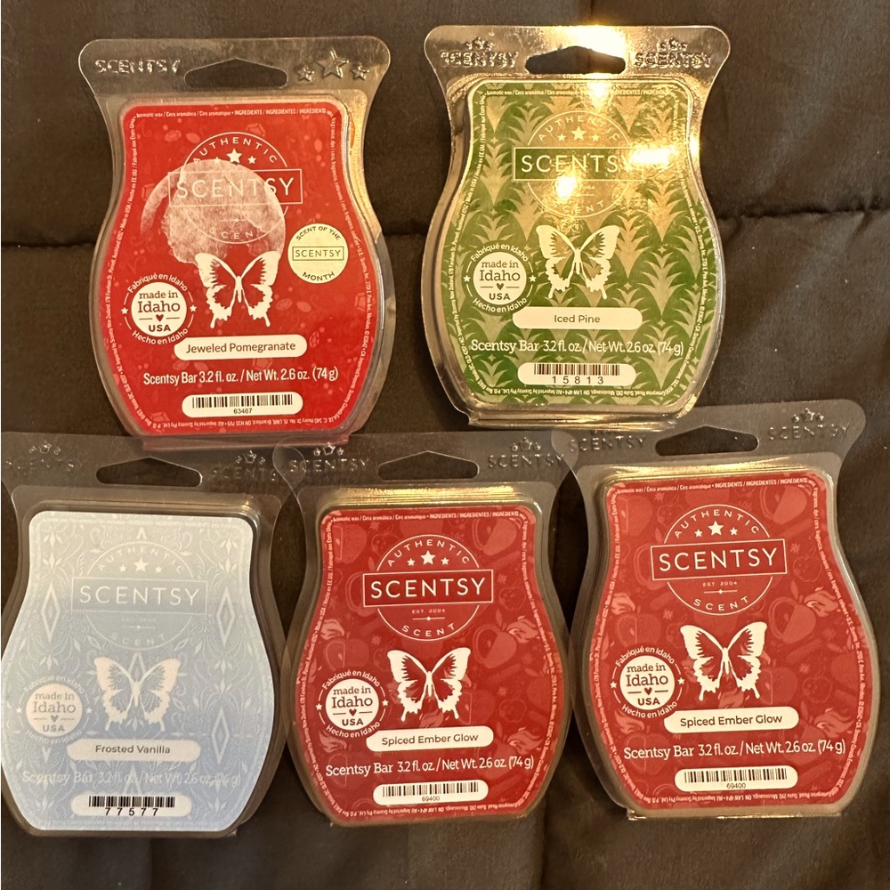 5 Scentsy Wax Bars